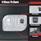 Stalwart Electronic Safe - Biometric Lock Box with 2 Override Keys for Jewelry, Cash by Dark Gray, 3PK 65-FIN-25-GRY - alternate 5